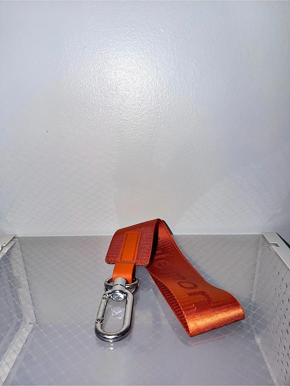 Lululemon Never Lost Keychain Orange